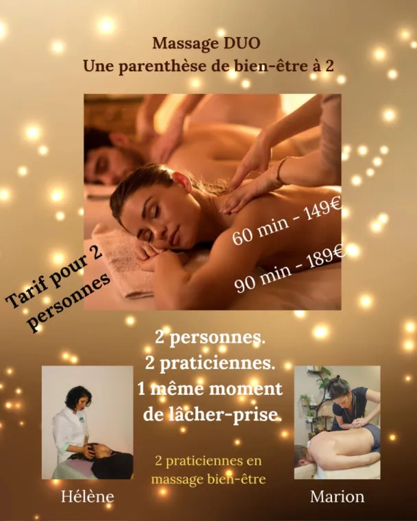 Massage duo relaxation pour deux personnes à Cavaillon, Cavaillon, Hélène Rey